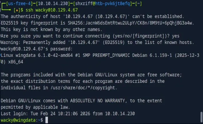 ssh login